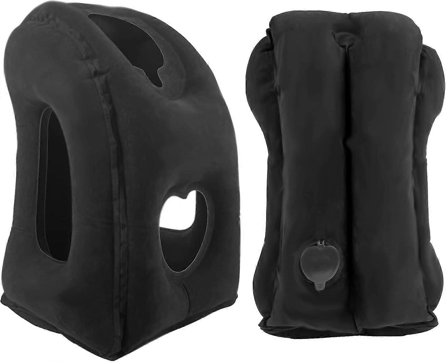 Inflatable pillow/air pillow (mouth blowing type)