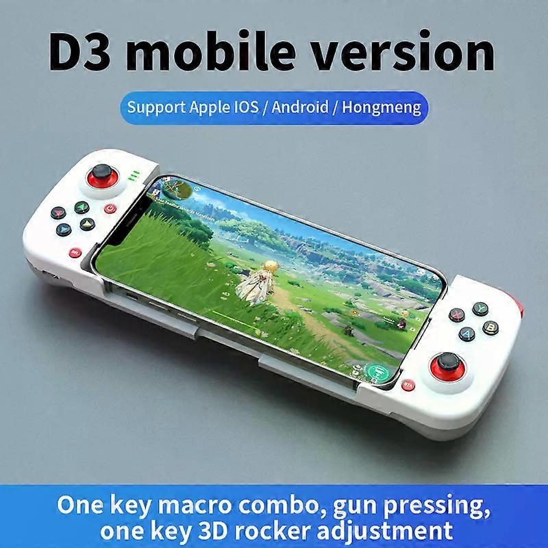 D3 Wireless Stretchable Game Controller Bluetooth 5.0 Mobile Phone Gamepad Controller For Samsung Huawei Xiaomi Android IOS