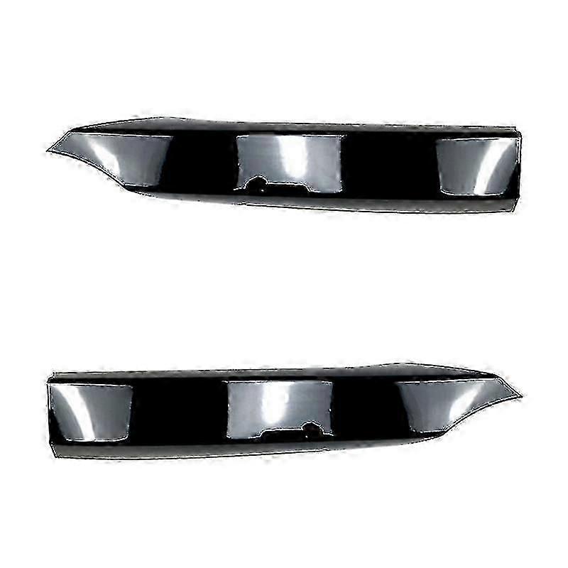 For Bmw Front Bumper Lip Angle Diffuser Splitter Spoiler Bright Black