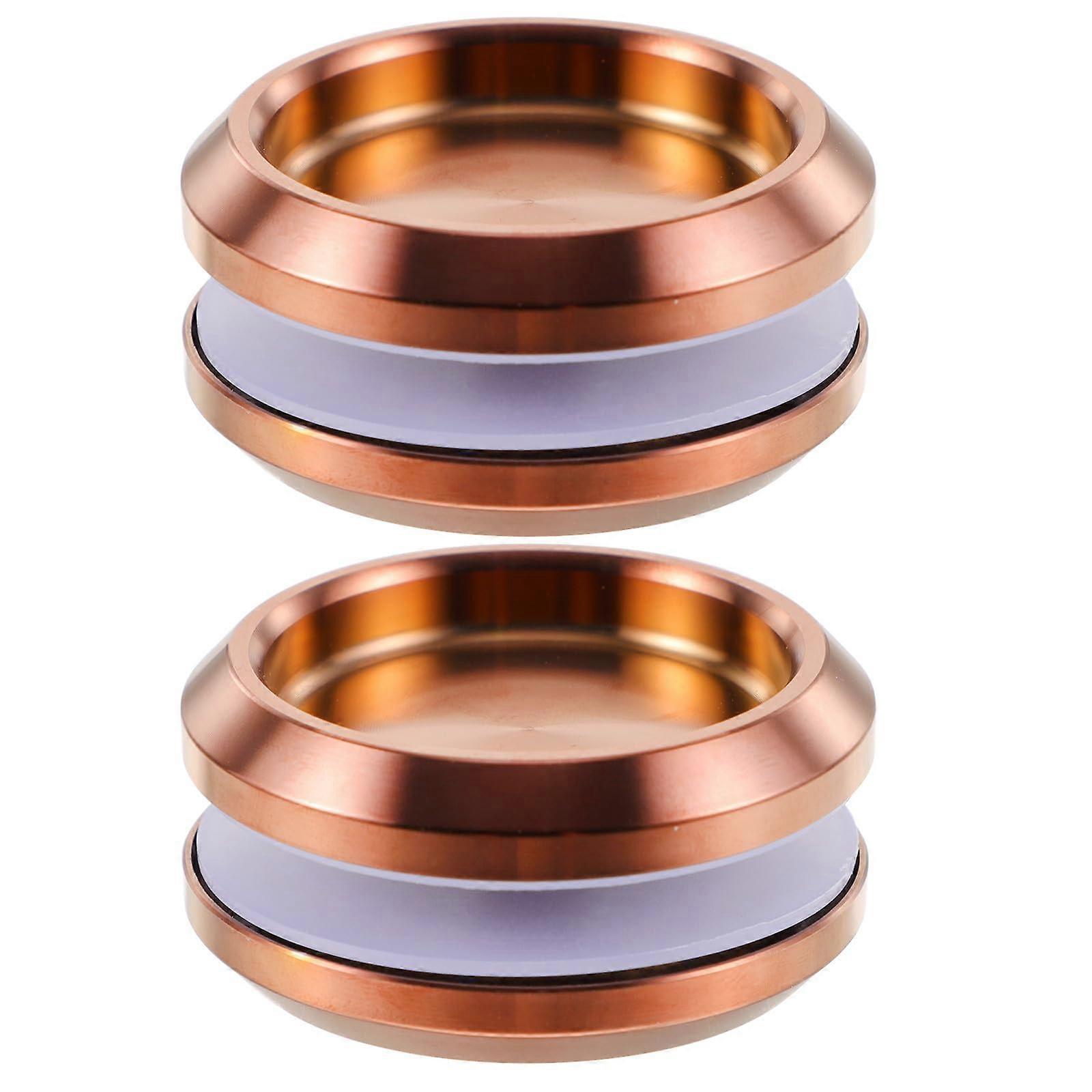 2Pcs Rose Gold 304 Stainless Steel Shower Door Handles Rustproof Glass Pull Knobs for Bathroom