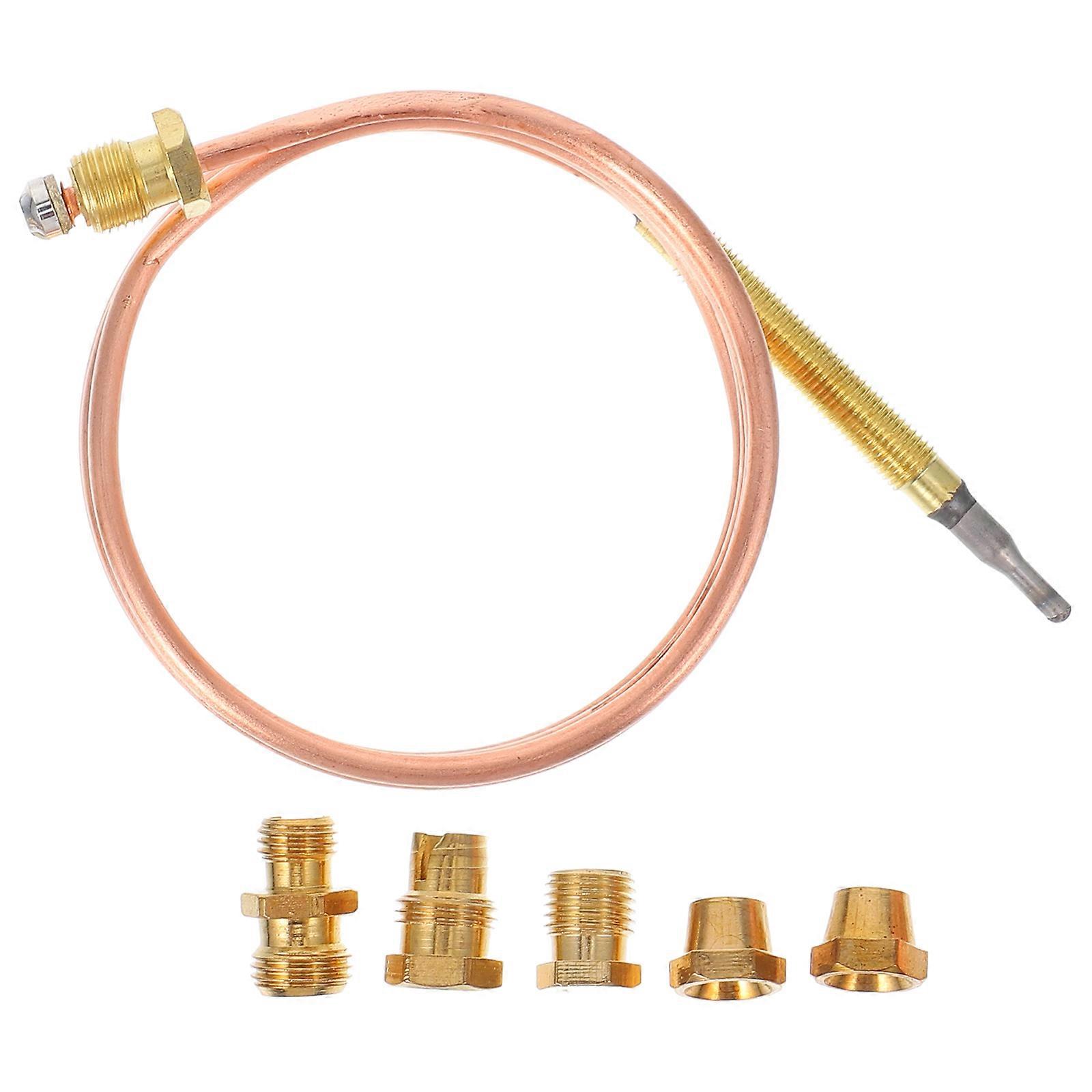 Gas Thermocouple Temperature Sensor for Repairing Use 1Set with Fittings