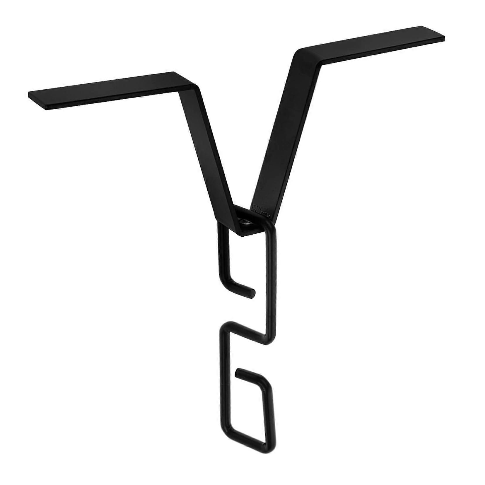 Rain Chain Gutter Adapter with Hook VShaped Splash Reduction Durable Metal for Easy Outdoor Installation