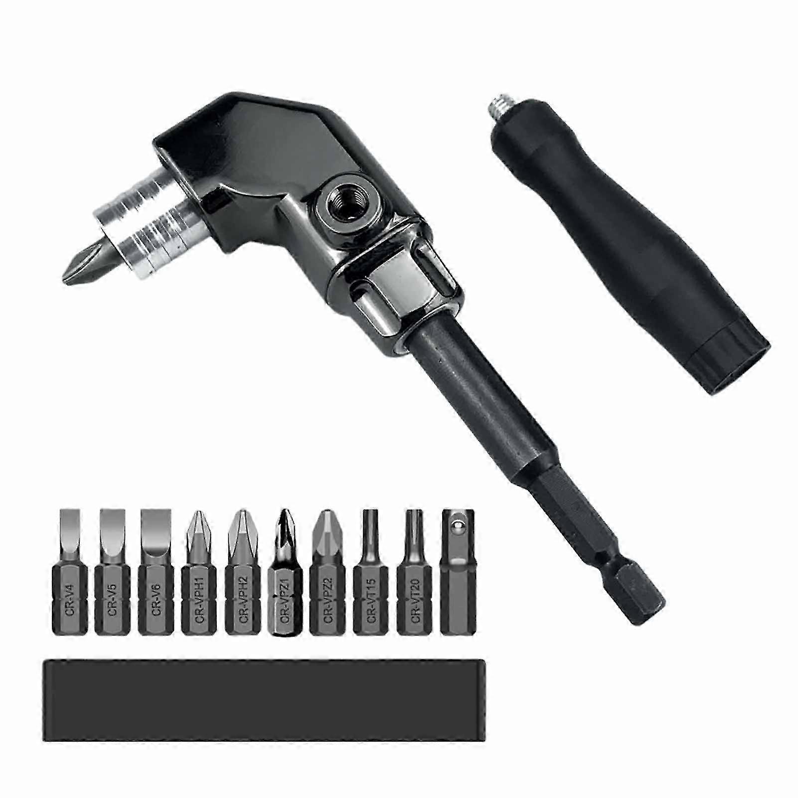 26-27 Right Angle Drill Bit Adapter Easy Handling Stable Operation Powerful Tool Suitable for Most Regular Repairs