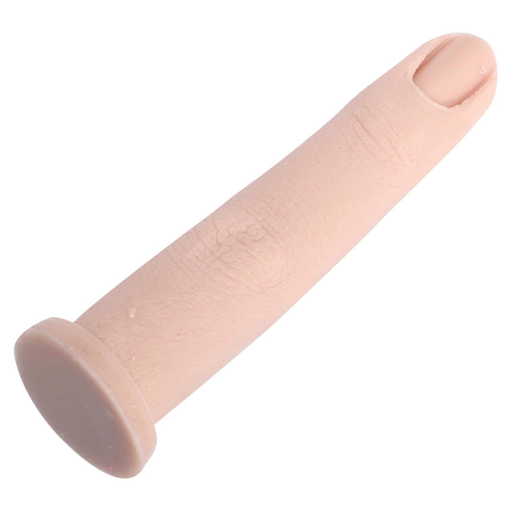 Fake Practice Finger Realistic Silicone Nail Training Model for Manicure Display and Reusable Use