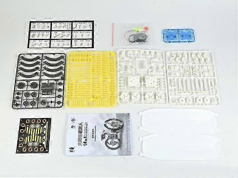 26-27 Assembling D.I.Y Solar Robots 14 in 1