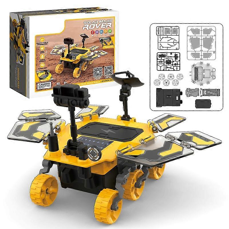 HXC0101 DIY Solar Powered Mars Rover Student Assembly STEM Kit Electric Explore Vehicle Model Scienc