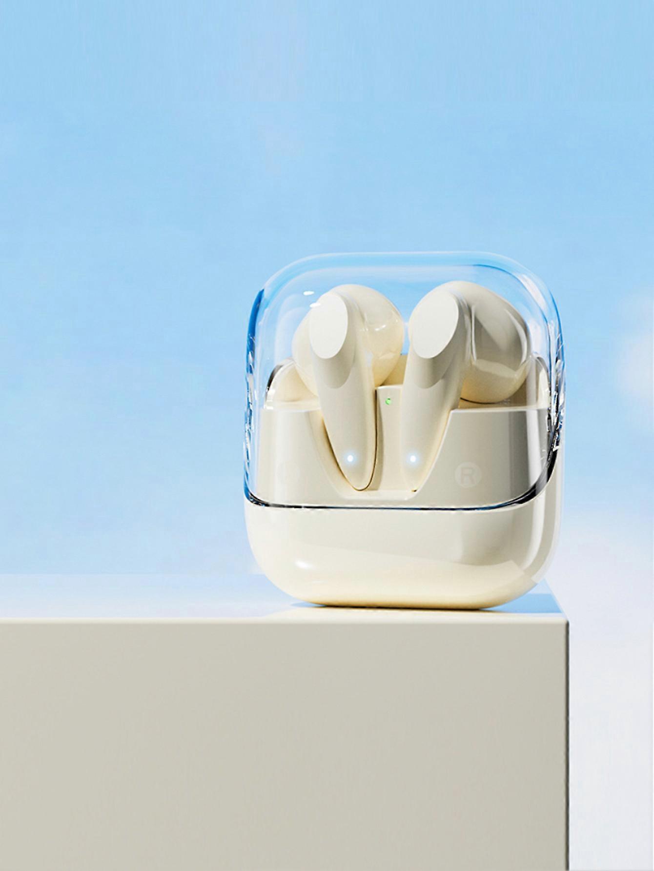 Transparent shell in-ear Bluetooth headset, intelligent noise reduction, long endurance touch Bluetooth headset