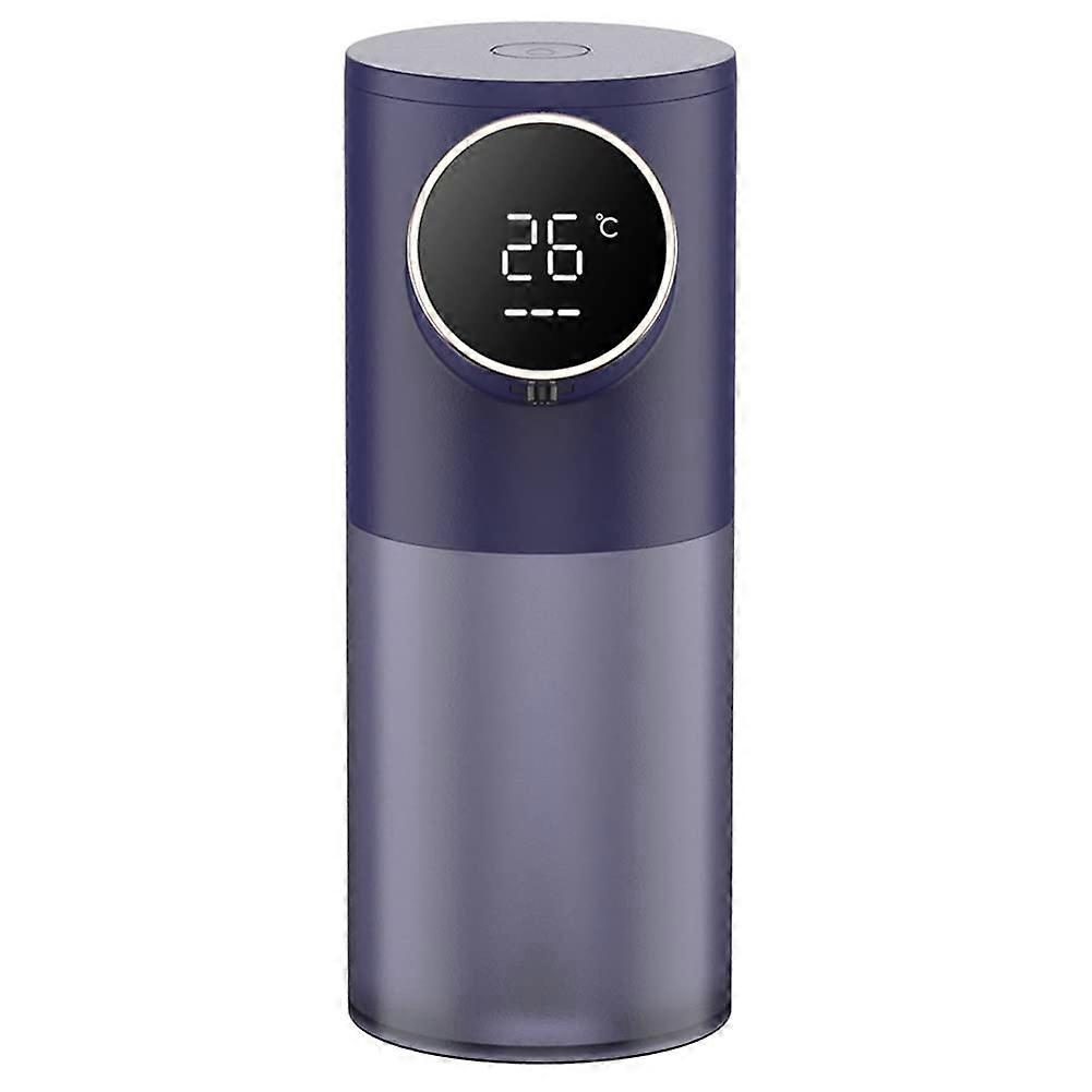 Automatic Foaming Soap Dispenser 320ml with Smart Touchless Sensor and Digital Volume Display Blue