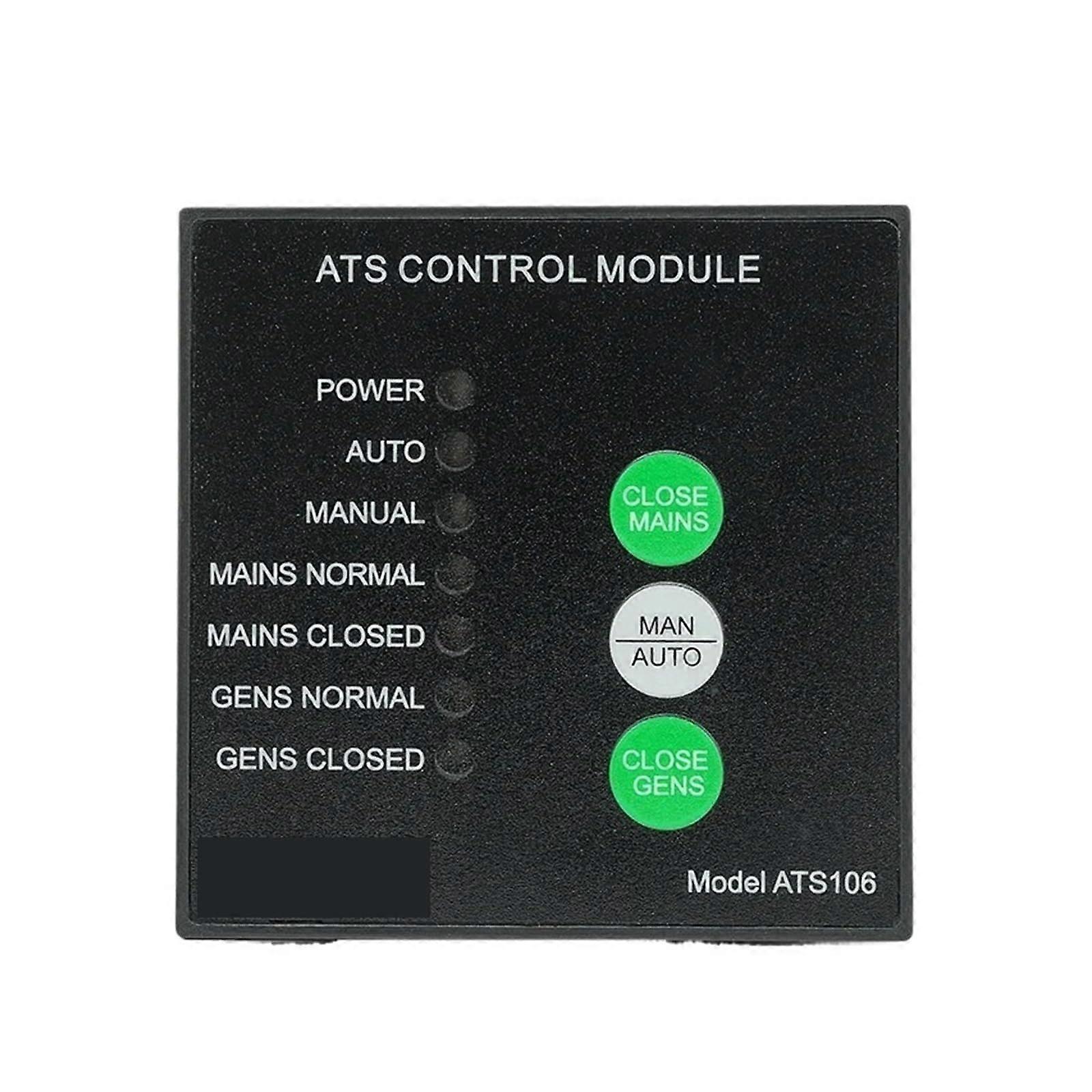 Diesel Generator Controller Panel ATS106 with LCD Display for Automatic and Manual Power Transfer