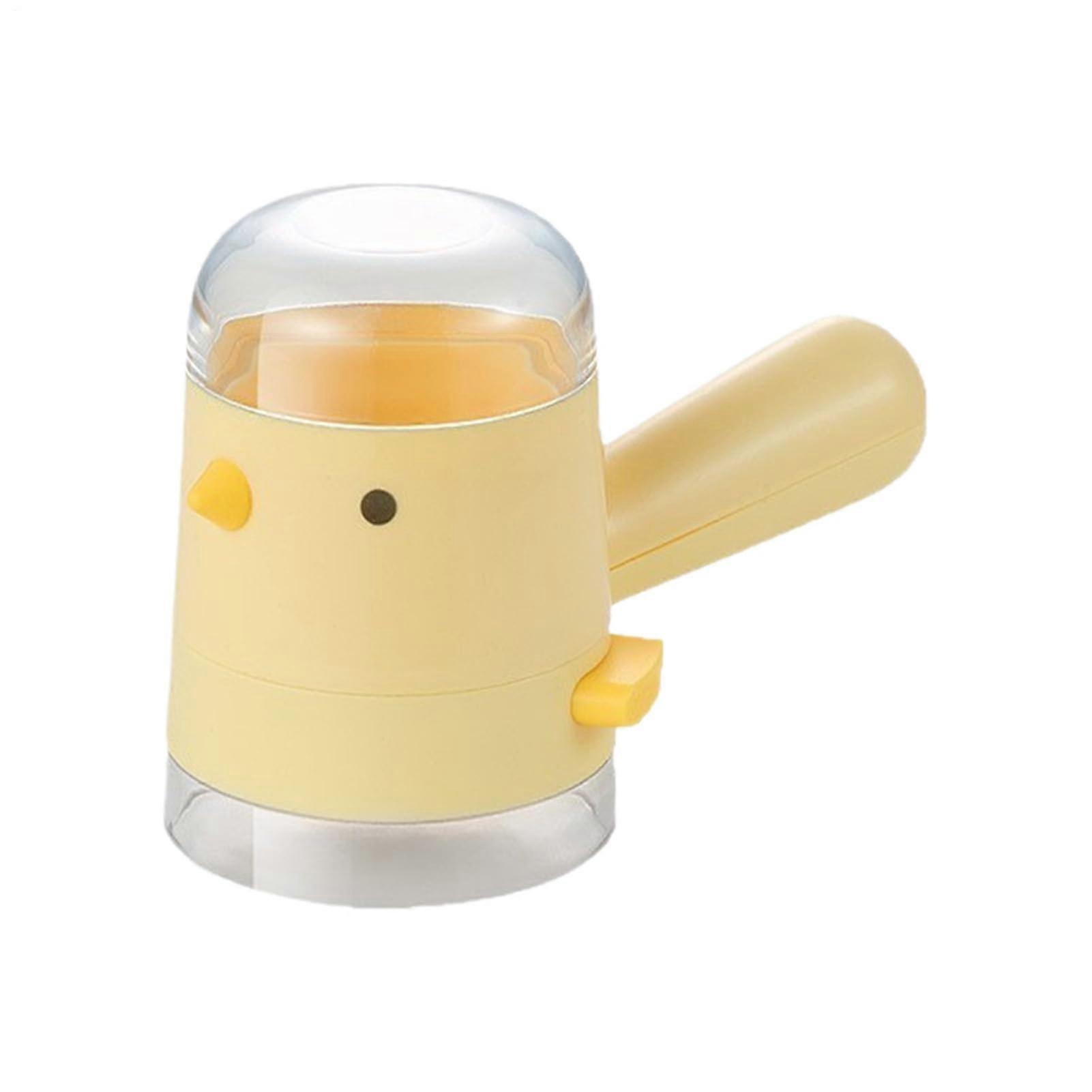 Salt Shaker with Portion Control and Pepper Dispenser, Ergonomic Handle for Kitchen or Camping