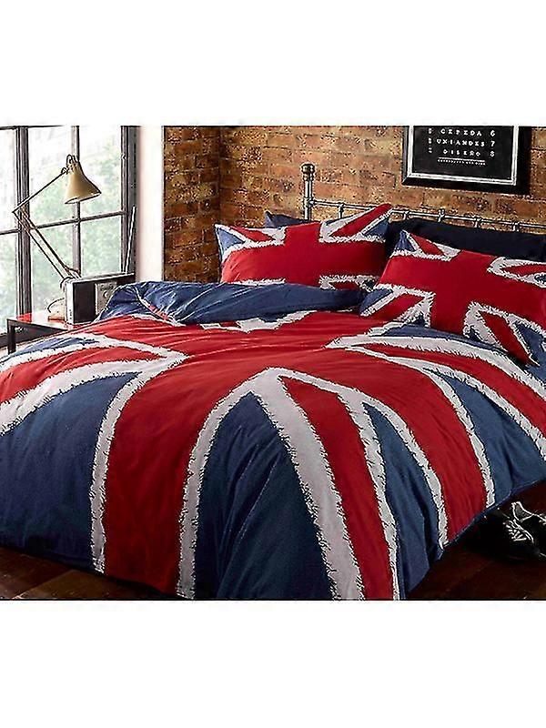 Union Jack Duvet Cover y Pillowcase Set
