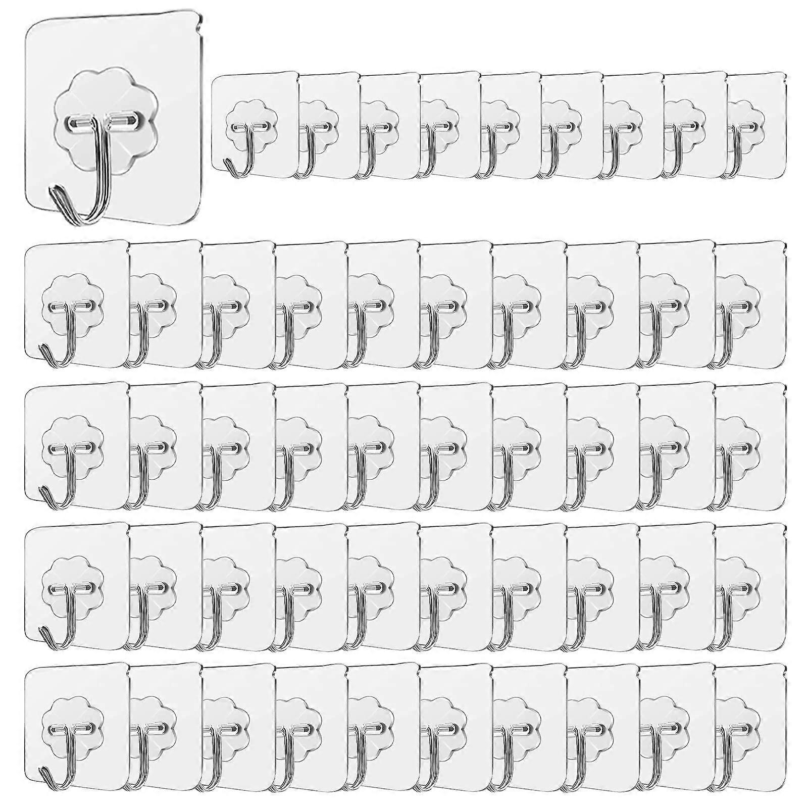 Adhesive hooks, self-adhesive hooks for kitchen and bathroom wall