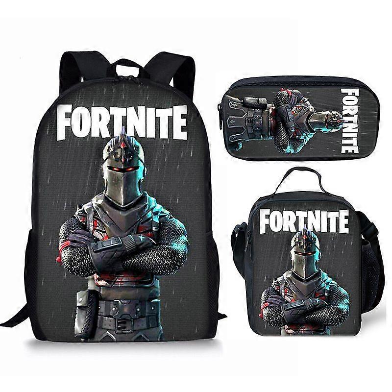 Fortnite Fortnite Backpack Large Capacity Three-piece Set Peripheral Backpack Student School Bag