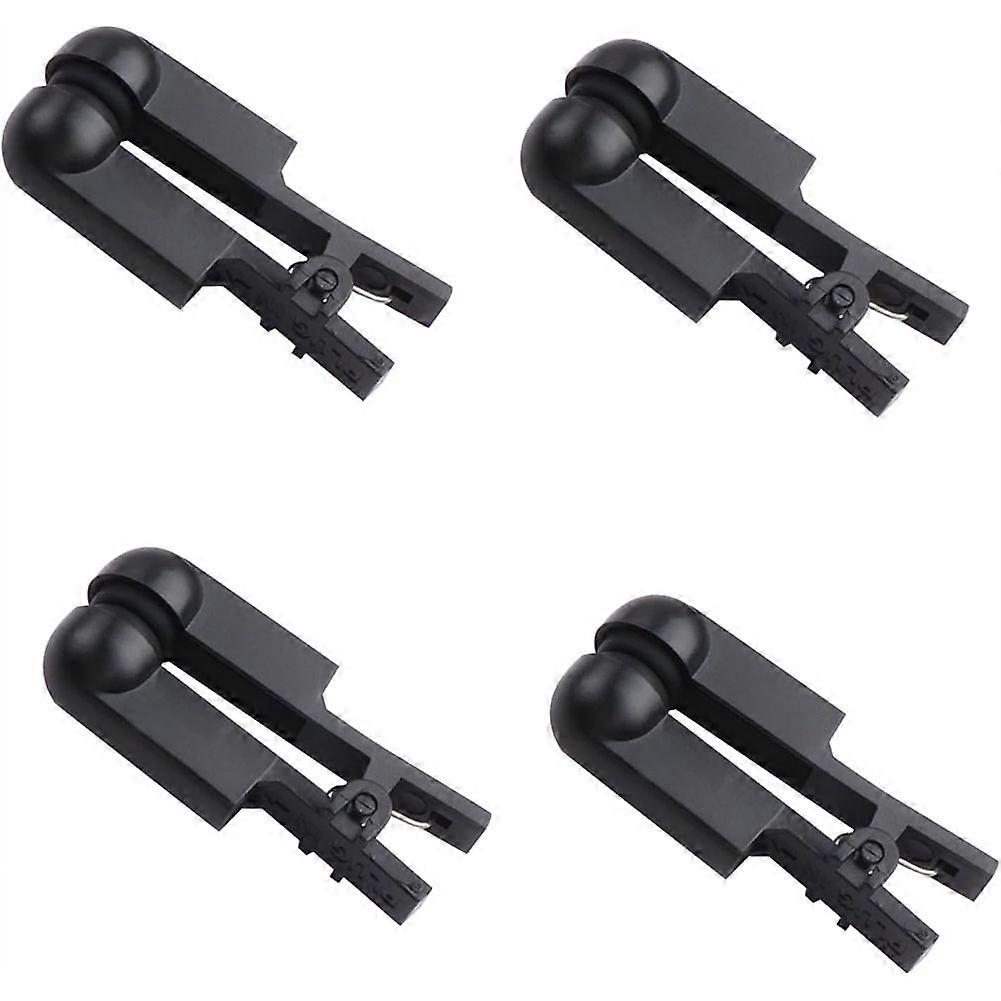 Ear Clip Electrode Double-Sided Rubber Head Comfortable, Compatible for Tens Unit & CES Stimulation 4 PCS