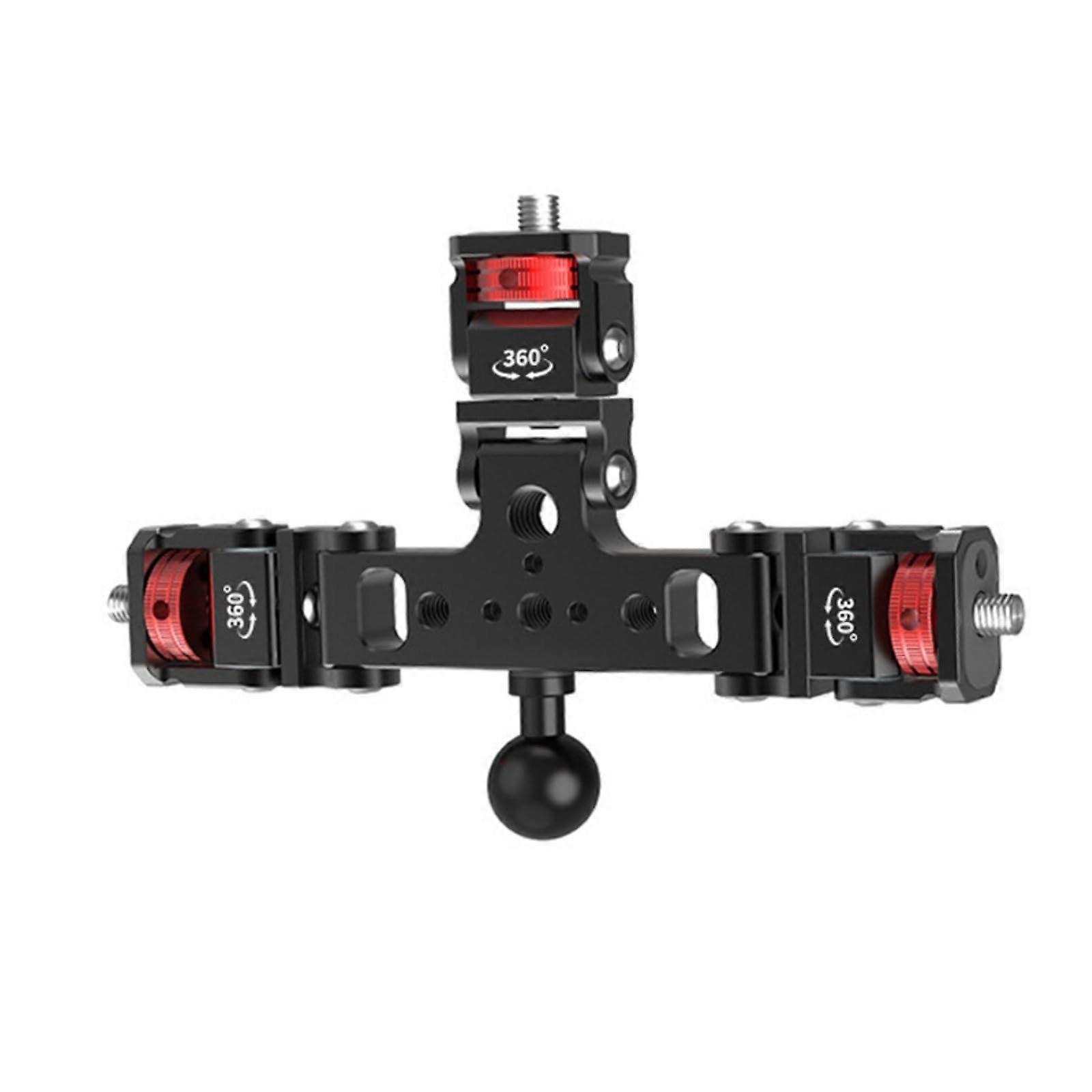 Tripod Adapter Mount Aluminum Camera Bracket 1/4 Inch for Vlogging Live Streaming Studio Outdoor