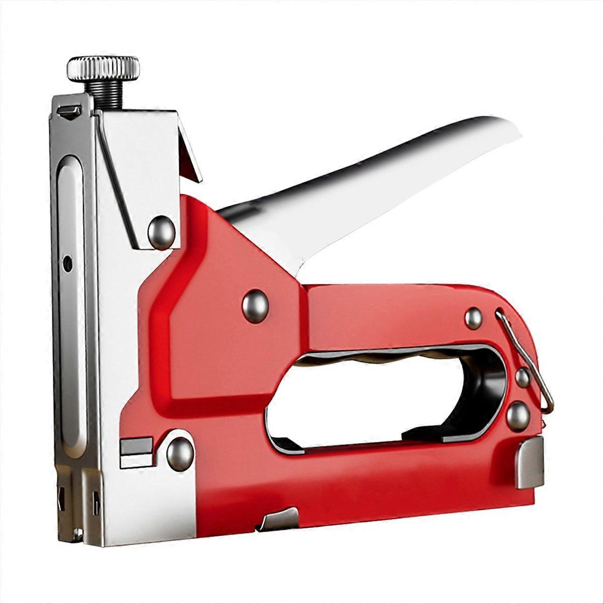 Manual Three-Purpose Nail Stapler T Nail Code Nail U Nail Red