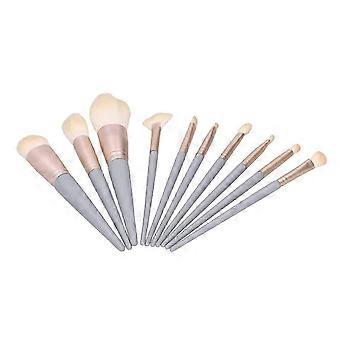 10PCS Sminkborstar Set Mjuka Borstar Borstar För Rodnad Ögonskugga Ögonbryn Highlight