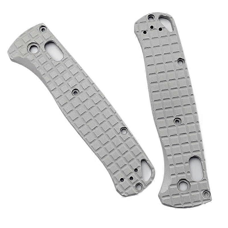 Aluminum Handle Scales CNC Sandblasted Replacement Lightweight Corrosion Resistant for Bugout 535