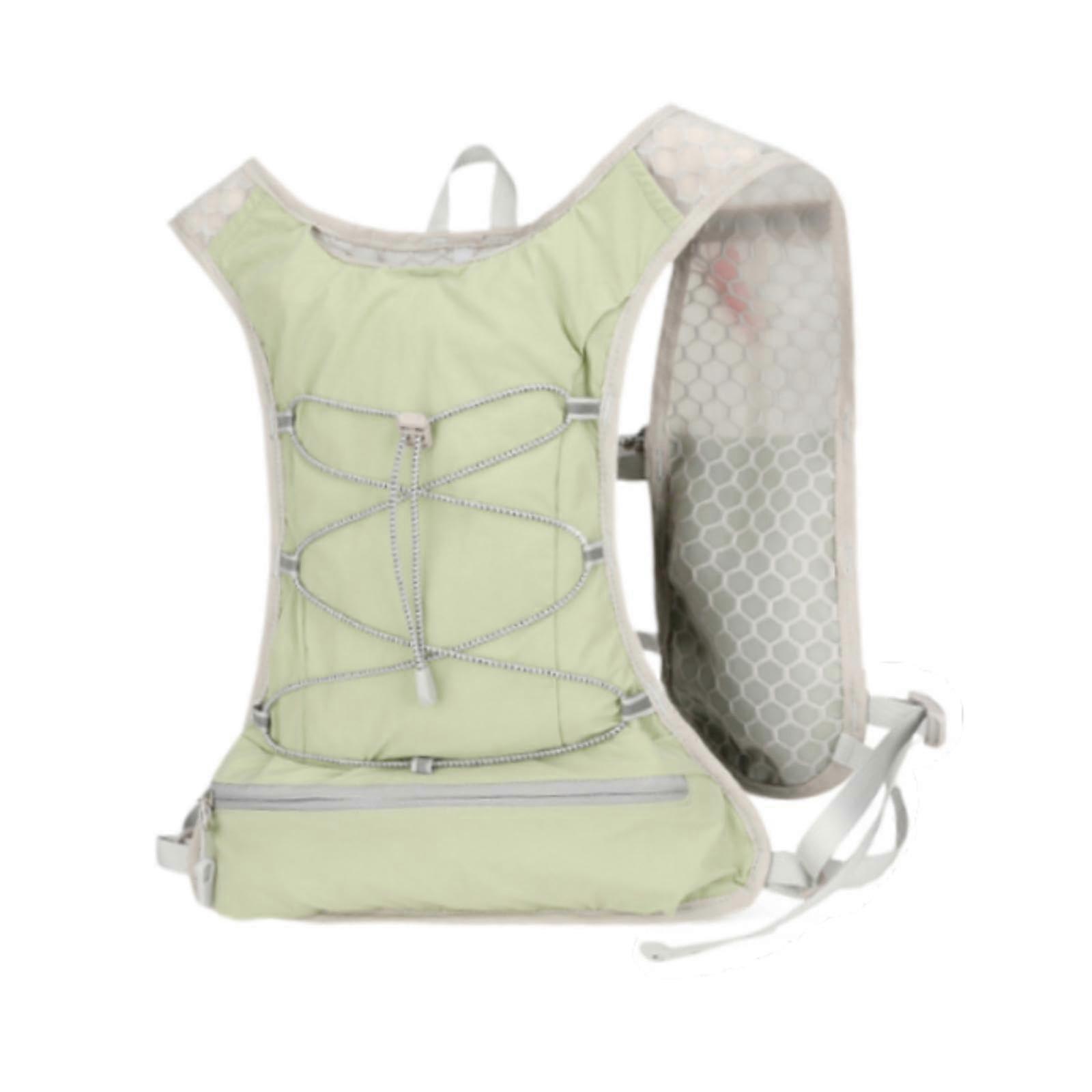 Hydration Backpack with Reflective Strips Breathable Mesh and Tube Holders for Running Cycling