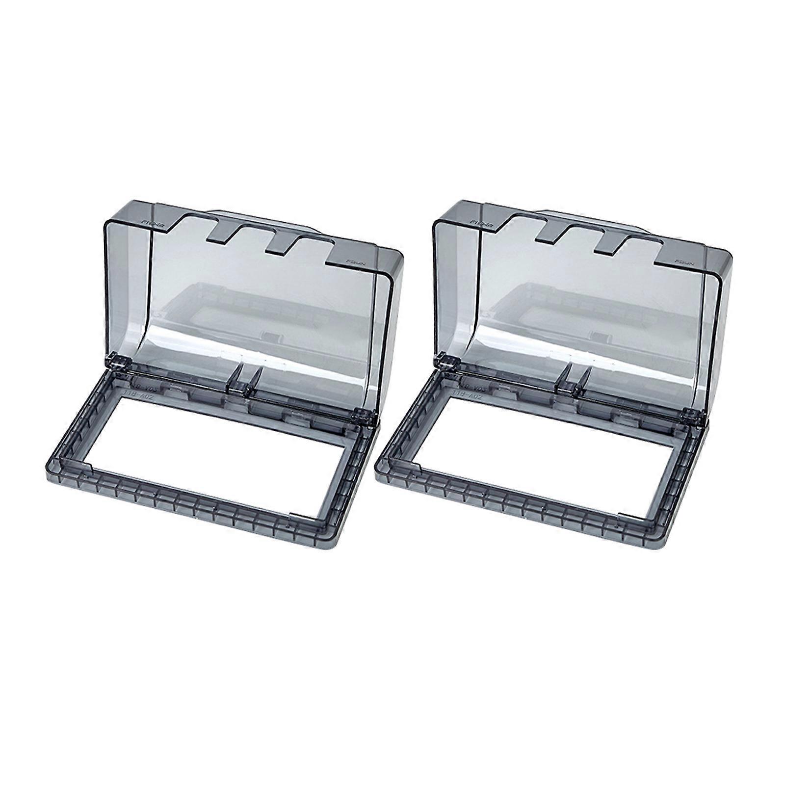 Waterproof Outlet Cover ABS Outlet Protector for Bathroom Use 2Pcs