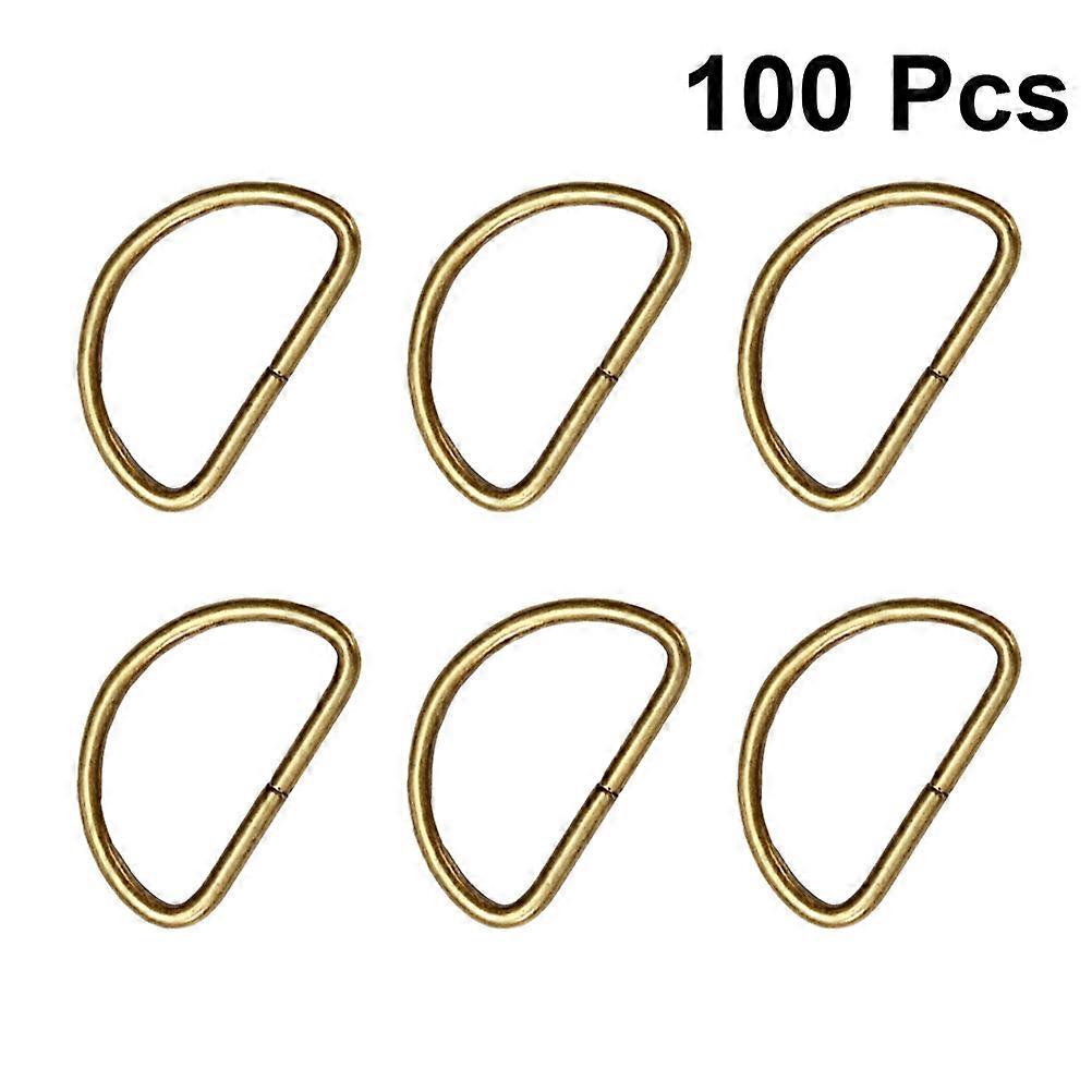 D Ring Metal D Buckle for Craft Use 100Pcs Shoulder Strap Accessories