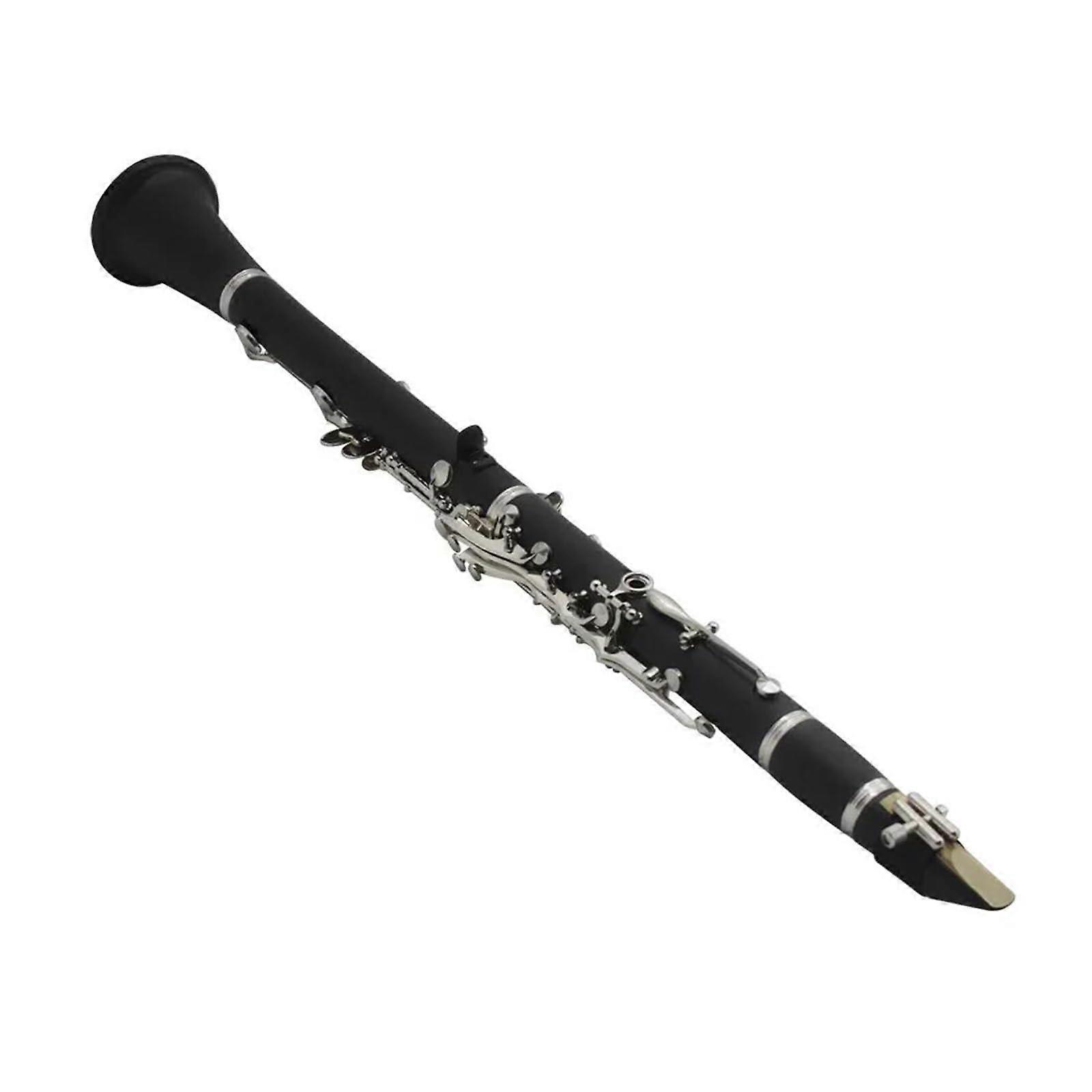 Professional Bb Clarinet 17 Keys Bakelite with Case Bright Stable Tone and Accessory Kit