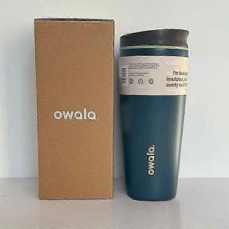 Owala Stainless Steel SmoothSip Travel Mug, Navy Nights 12oz/20oz Water Bottle New HFNT