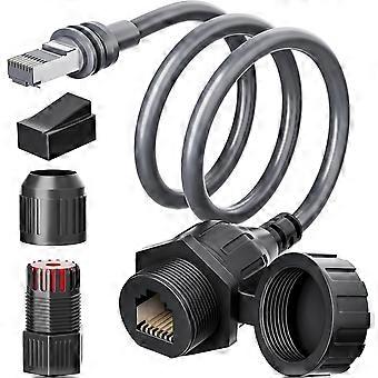 Starlink Ethernet Adapter Gen 3/Mini - 2FT Easy Install Waterproof Cable With RJ45 Female Connectors for Ultimate Connect