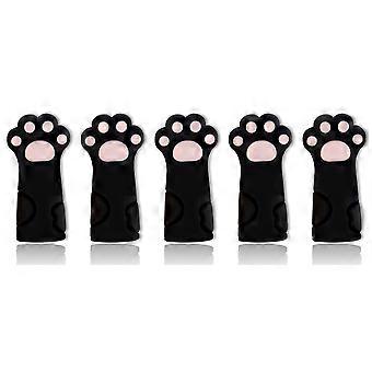 Cute cat claw dead skin scissors protective cover practical anti-fall manicure tool