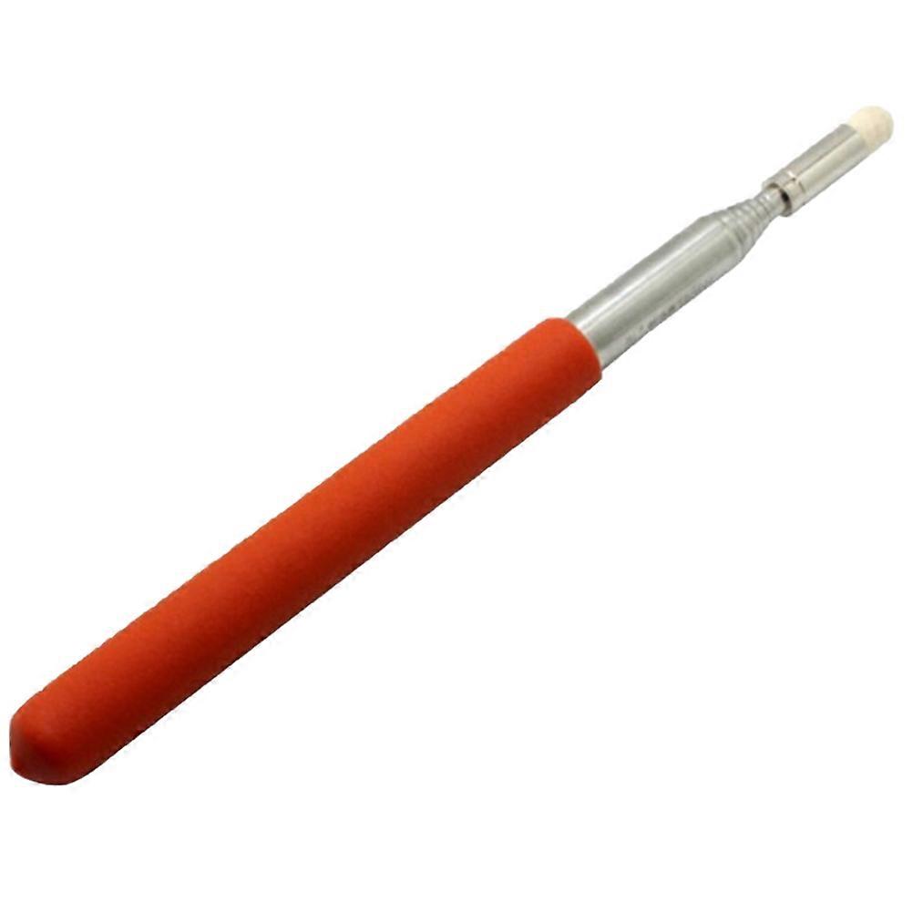 100cm Telescopic Hand Pointer Retractable Handheld Presenter Classroom Whiteboard Pointer (Orange)