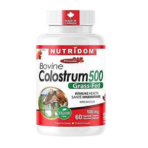 Nutridom Bovine Colostrum,500 Mg,60 Vegetable Capsules