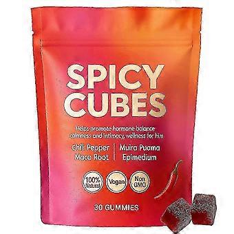 Gel Nutricional Apimentado e Cubos Mastigáveis ​​Healthy Lignosus - Pacote com 30 Deliciosas Unidades_xstn