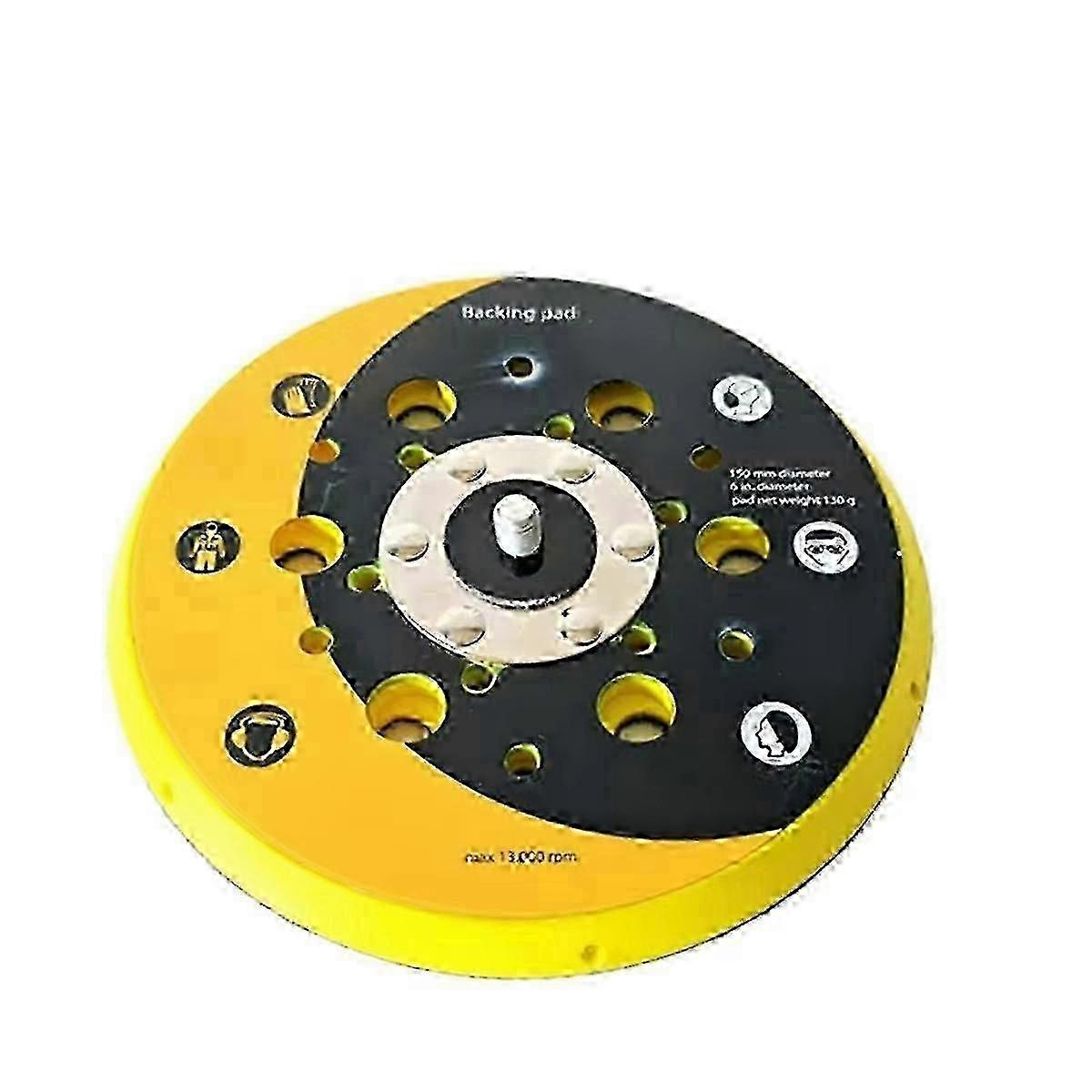 Compatible sanding pad for Mirka - 6 inch hook loop