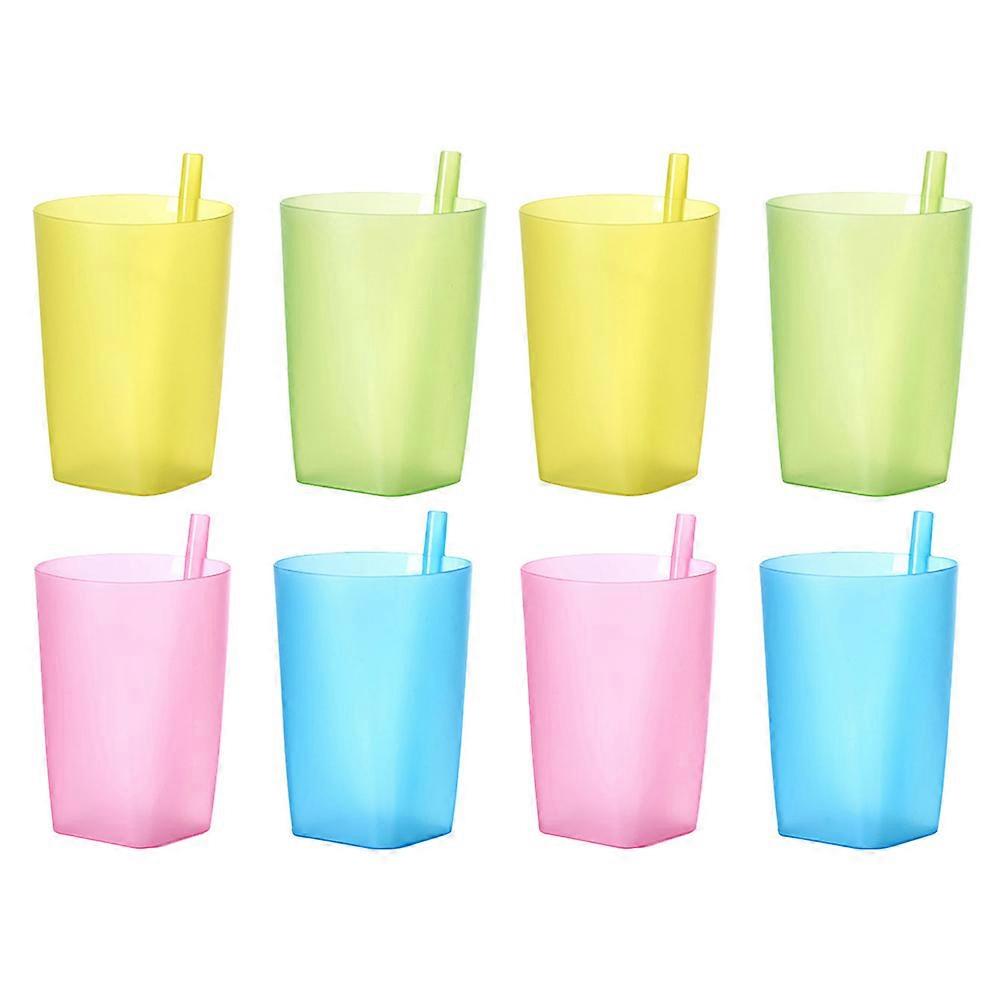 Children Sippy Cups Integrated Sippy Cups for Drinking 8Pcs Pack
