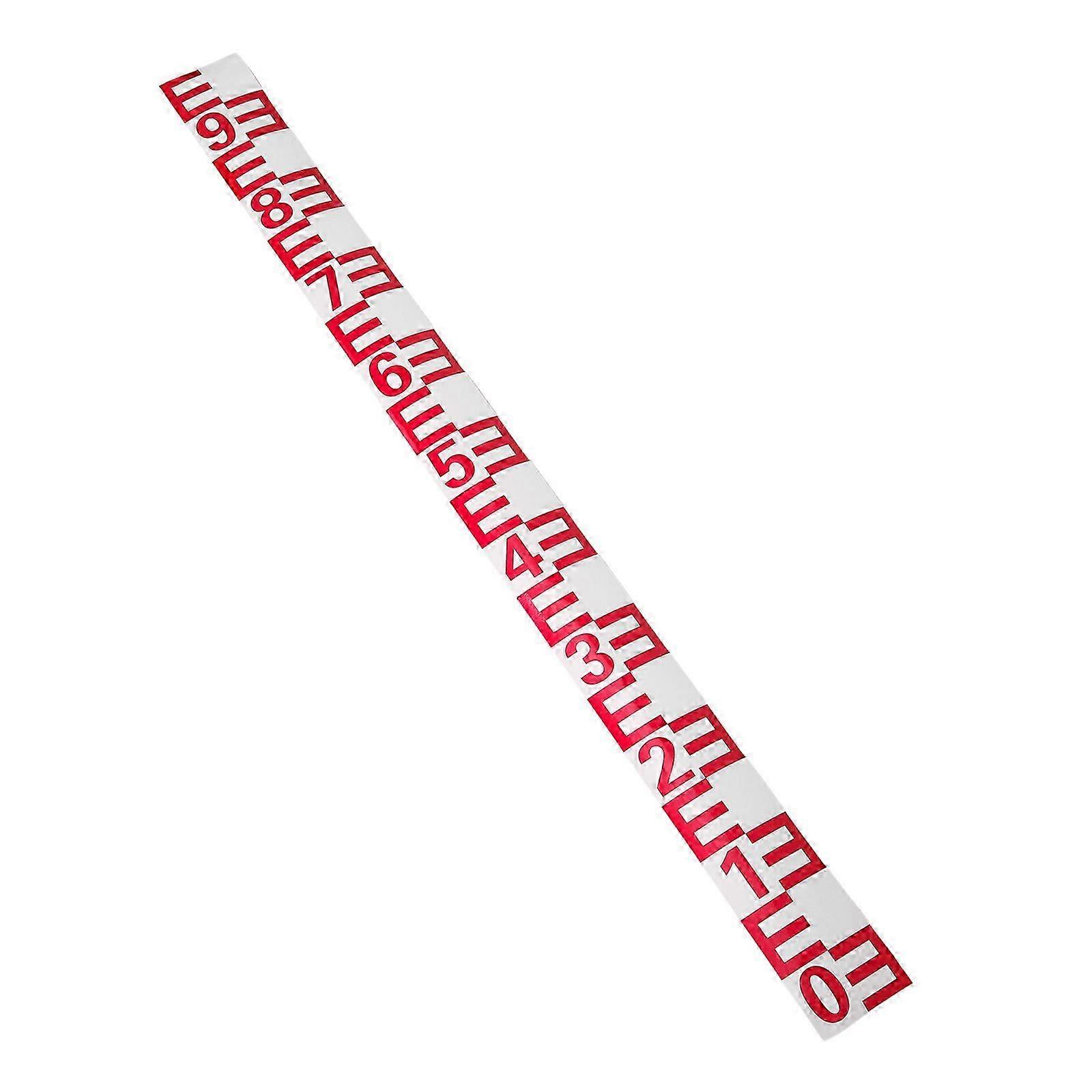 Water Level Indicator Sticker for Tank Polystyrene Material Simple Installation