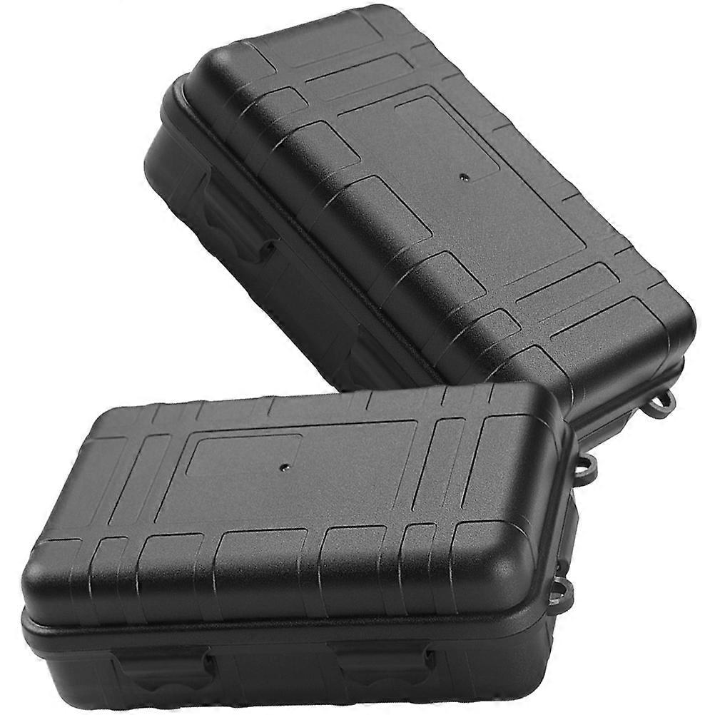 2pcs Survival Storage Box Solid Outdoor Shockproof Pressure-proof Survival Cases
