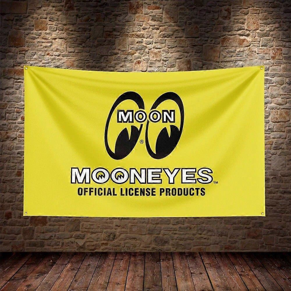 Måneøyne Bilracing Flaggbanner VQ0375