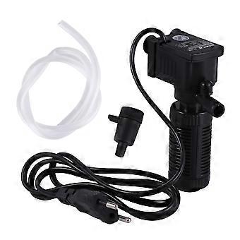 Fish Tank Filter Built- Practical Cleaning 2W Mini Silent Filter with 2W