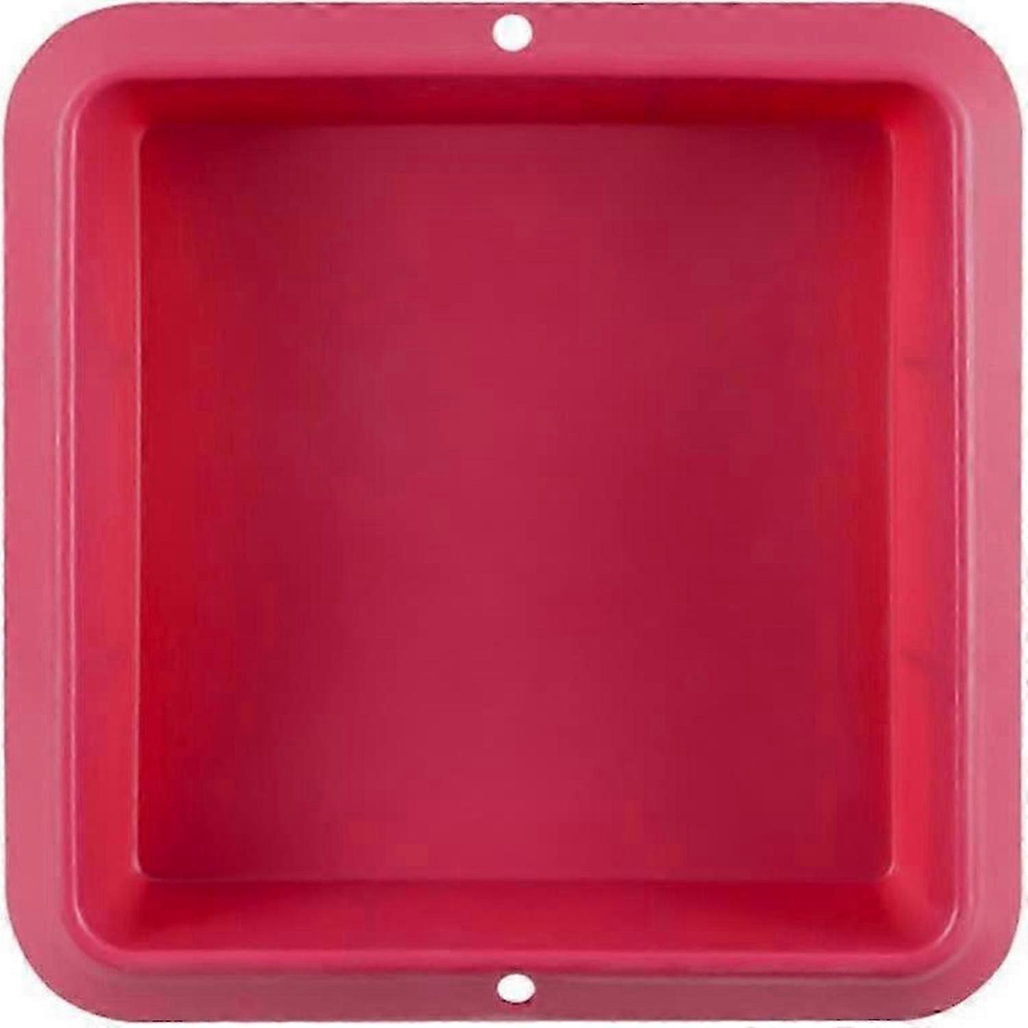 DIY Flexible Nonstick Square Silicone Cake Mold Kitchen Baking Tool