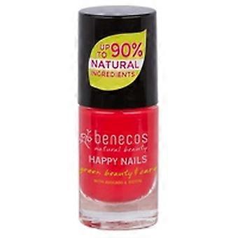 Flashy red nail polish (hot summer) 5 ml