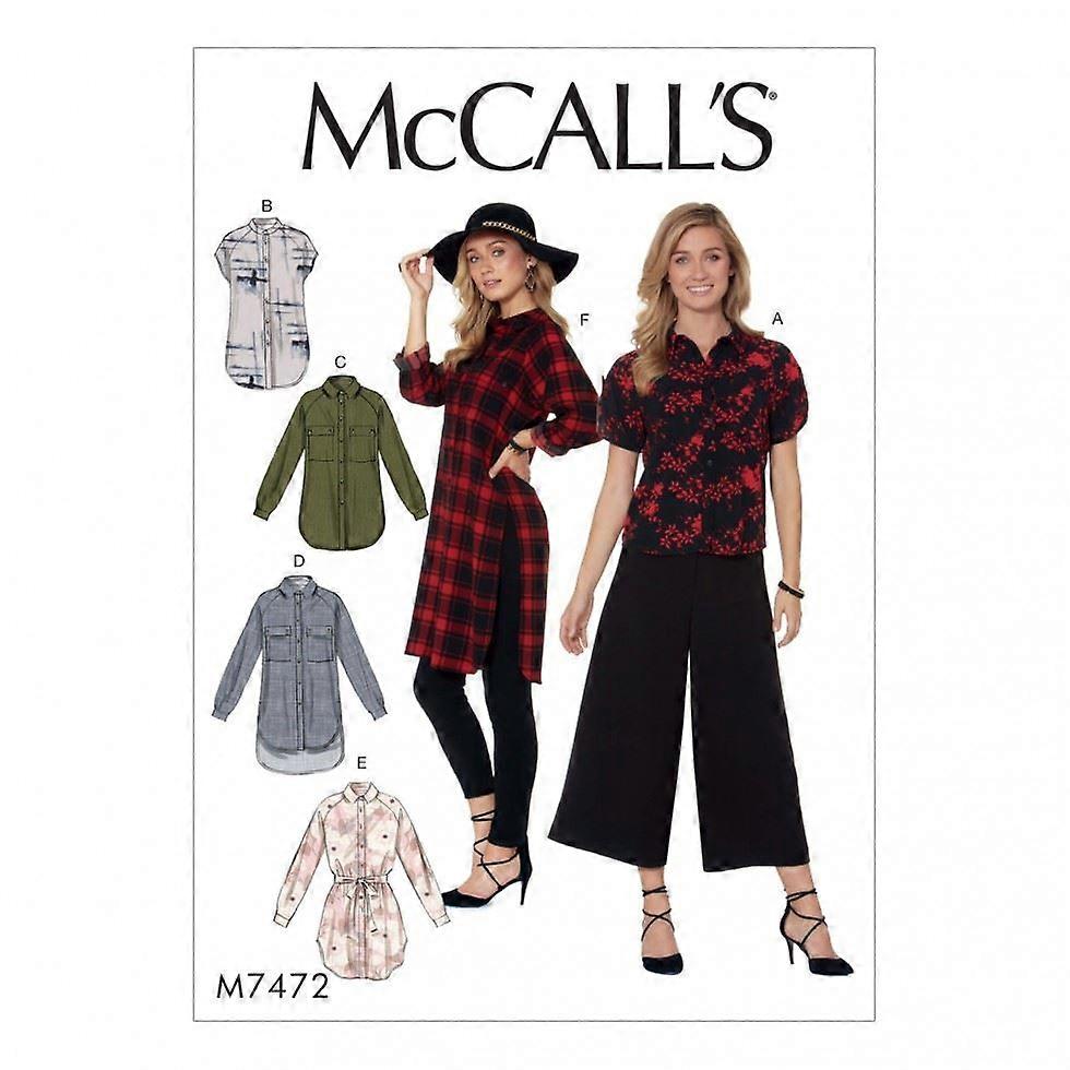 McCalls Paper Sewing Pattern 7472