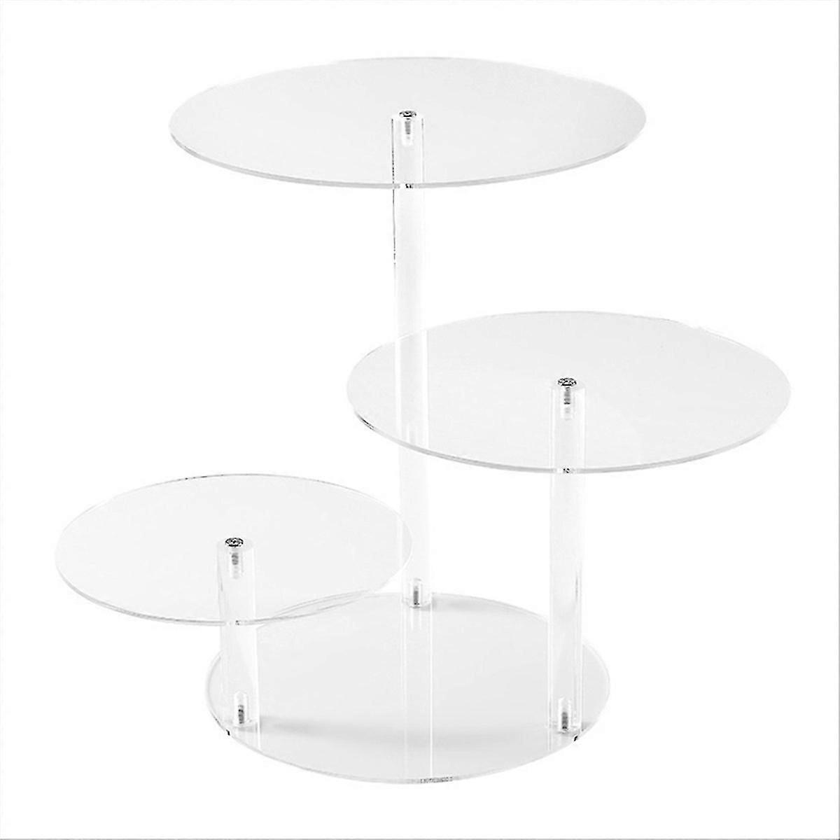 Round Acrylic Products Display Riser Stands