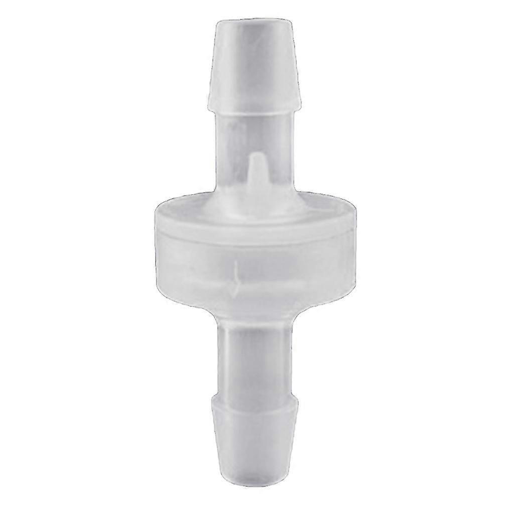 3/4/6mm backventil av plast för vatten, olja, luft