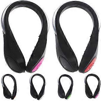 6Pcs LED Shoe Clip Lights for Night Running with Safety Illumination
