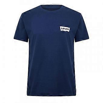 Levis Mens Varsity Circle Batwing Logo Crew Neck T-Shirt