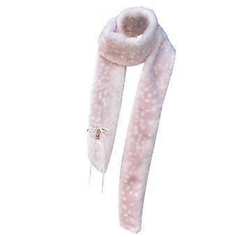 Bufanda de felpa con estampado de ciervo, calentador de cuello para actividades al aire libre, para hombres, mujeres y niños, accesorio cálido para el cuello en invierno, ideal para viajes.