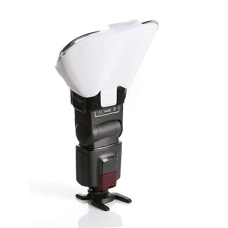 Universal Speedlight Flash Light Bounce Diffuser with 3 Colors Reflector Cards