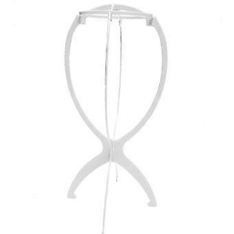 Portable Solid Color Wigs Display Stand Head Mannequin Hair Hat Hairpiece Holder QinHai