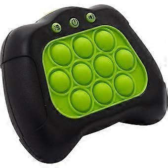 Console di gioco in plastica Fast Pop! a 4 modalità, 5" x 3 1/2", nera e verde, ideale come regalino di Natale, per combattere la noia e per i compleanni.