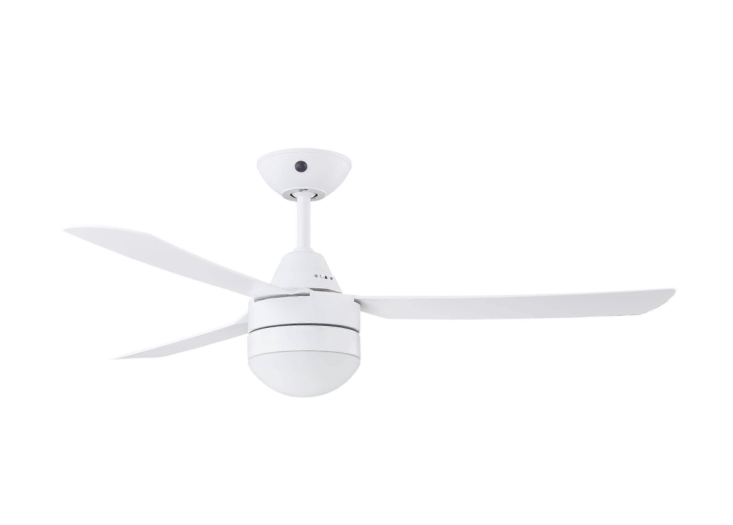 Ceiling fan Megara White with light and remote
